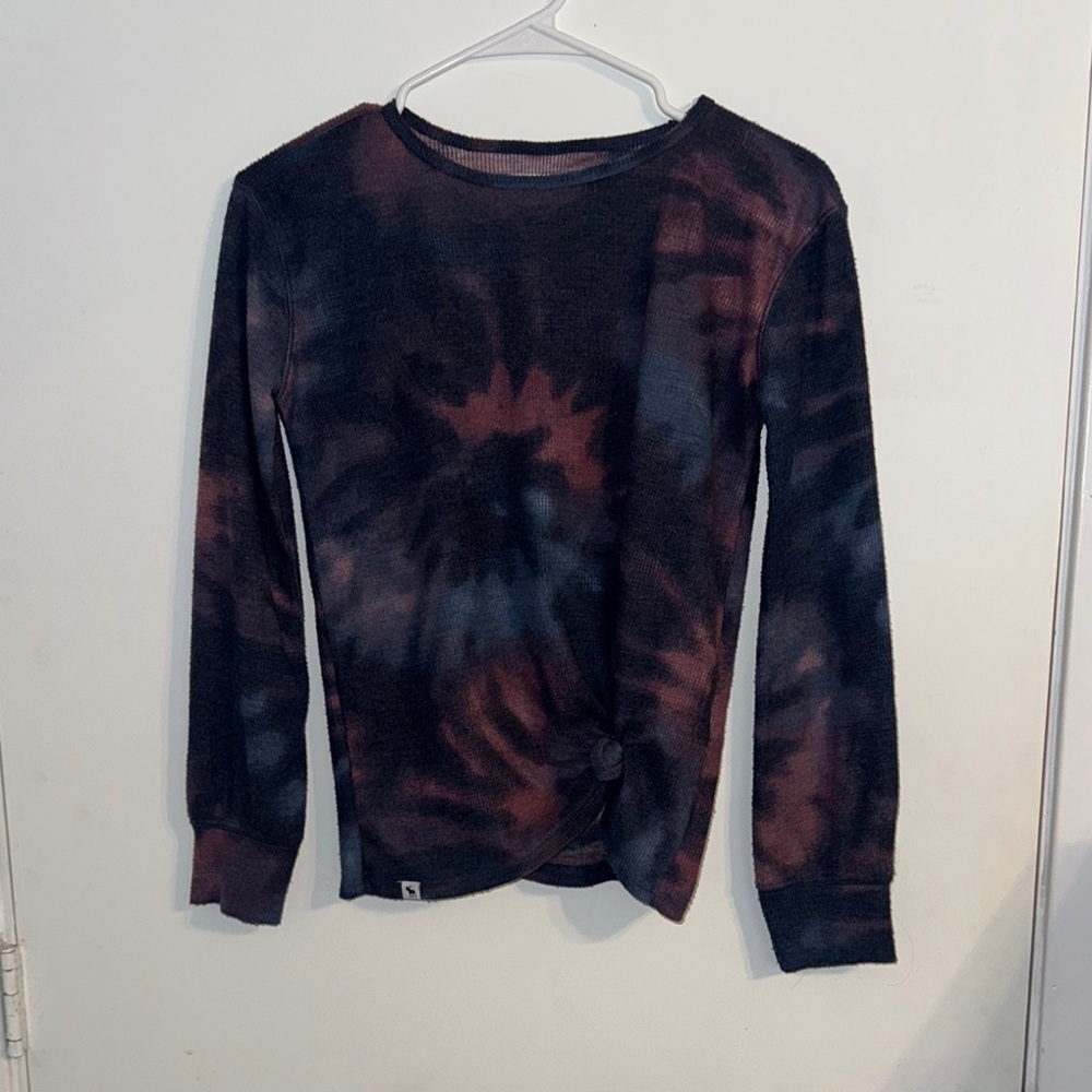 Abercrombie Kids Multicolor Tie Dye Knit Top Size 11/12